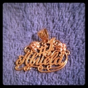 Vintage 14k ladies name pendant